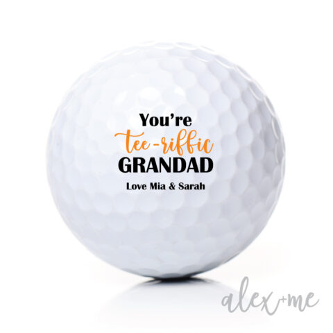 Tee-riffic golf ball