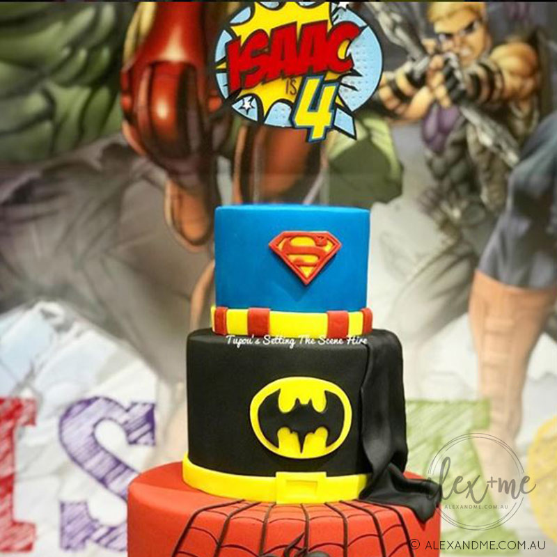 Buy Festiko 36 Pcs Superhero Theme I Am Four Birthday Combo, Superhero  Combo (Banner,Swirls,Cake Topper,Cup Cake Toppers) Online at Best Prices in  India - JioMart.